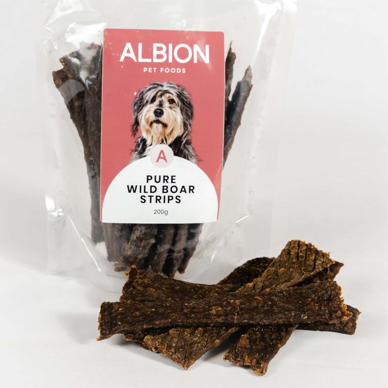 Albion Wild Boar Meaty Strips 200g