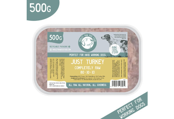 Henley Raw Just Turkey 500g