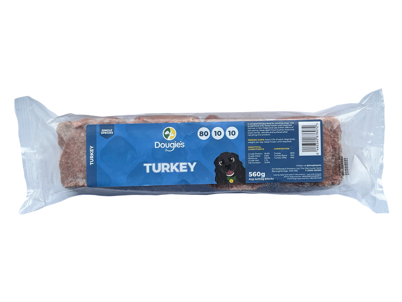 Dougies Turkey 80/10/10 560g