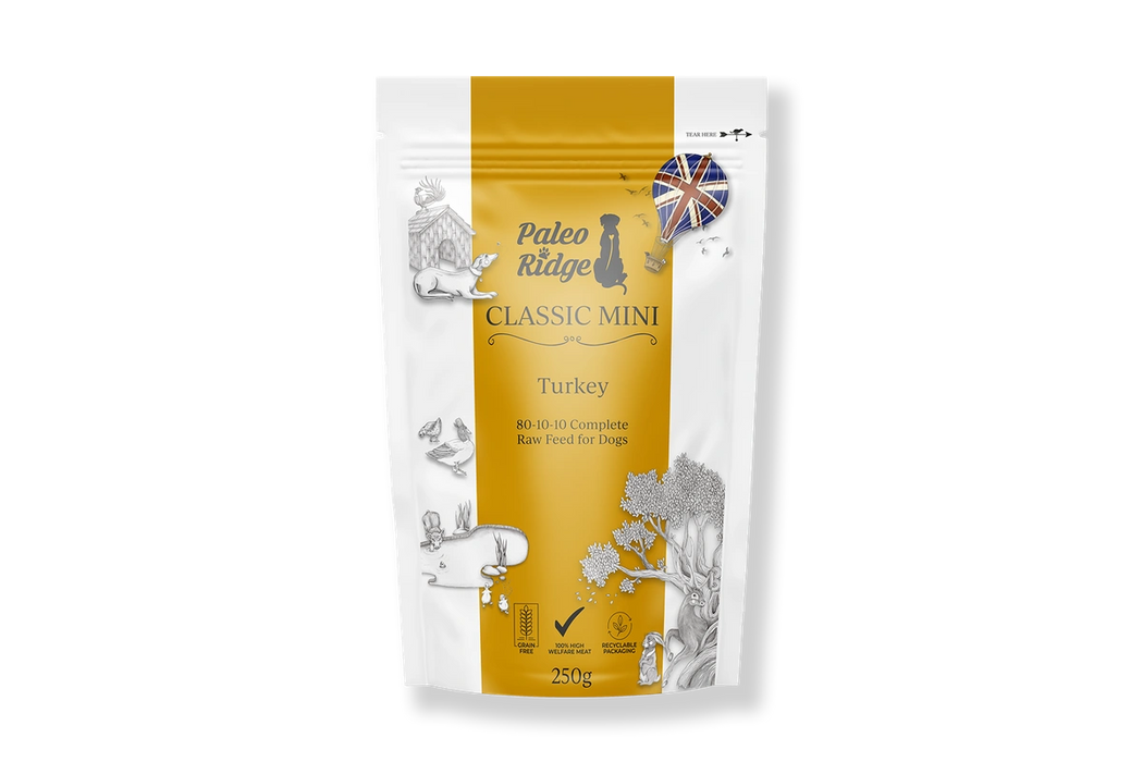 Paleo Ridge Classic Mini Turkey 80/10/10 250g