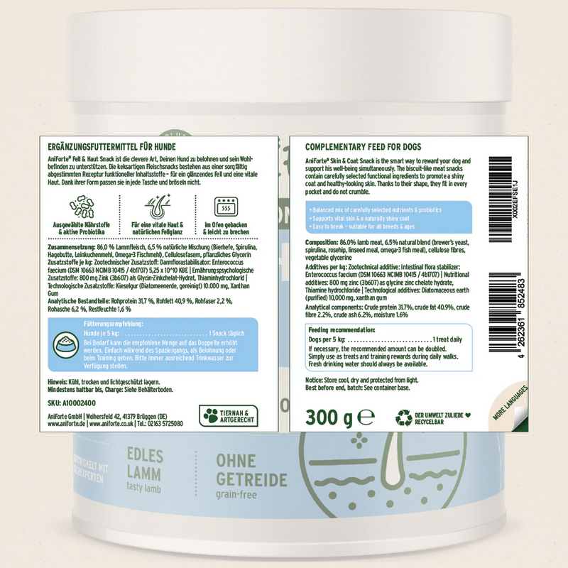 AniForte Skin & Coat Snack 300g