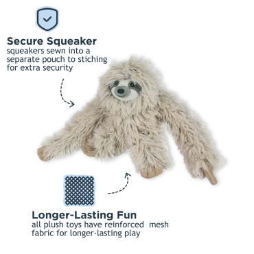 Tall Tails Sloth Rope Body Toy