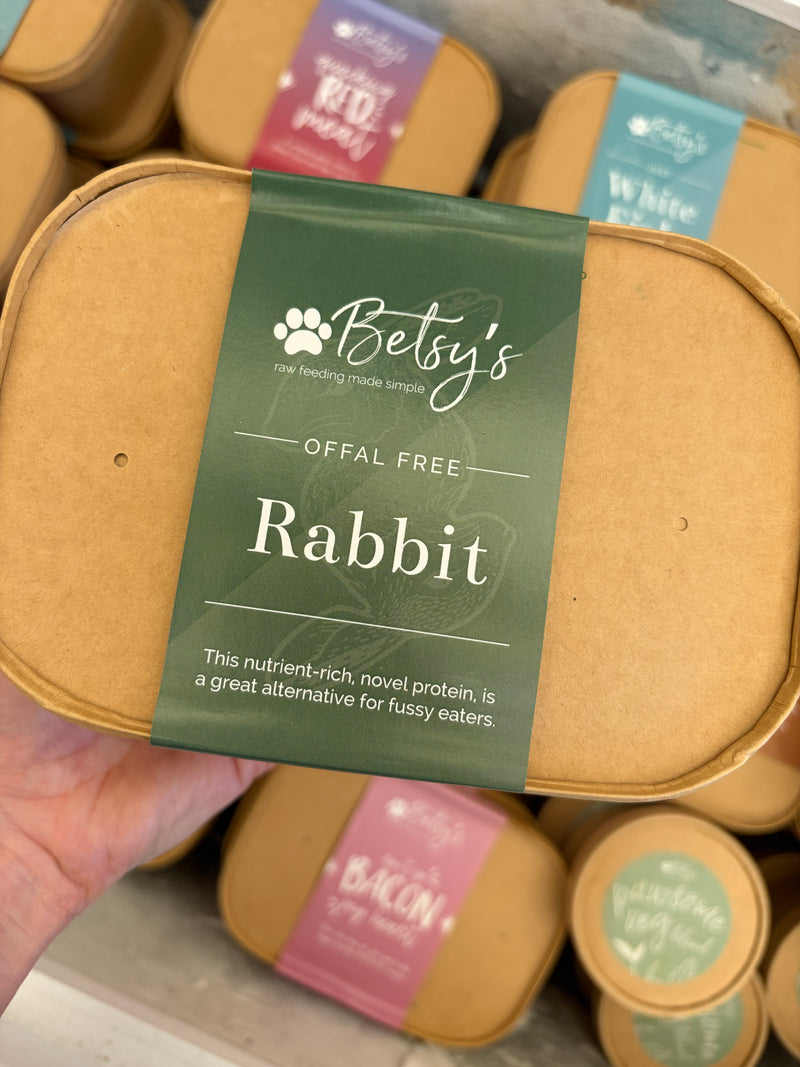 Betsy’s Offal Free Rabbit 1kg