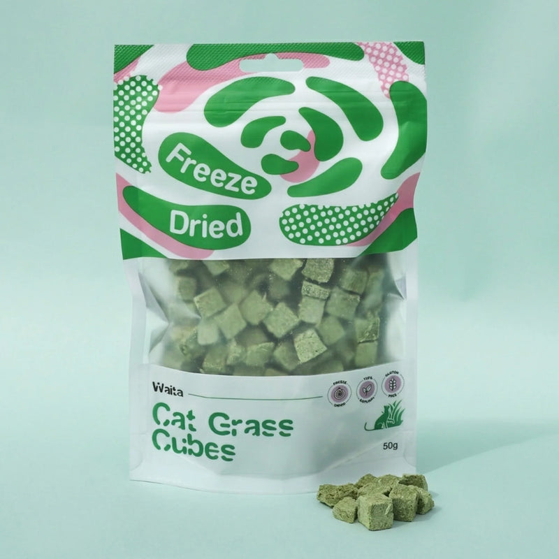 Waita Freeze-Dried Cat Grass Cubes