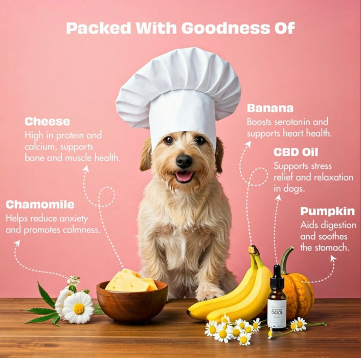 Pawfect Freeze-Dried Cheese Calming Treats for Dogs