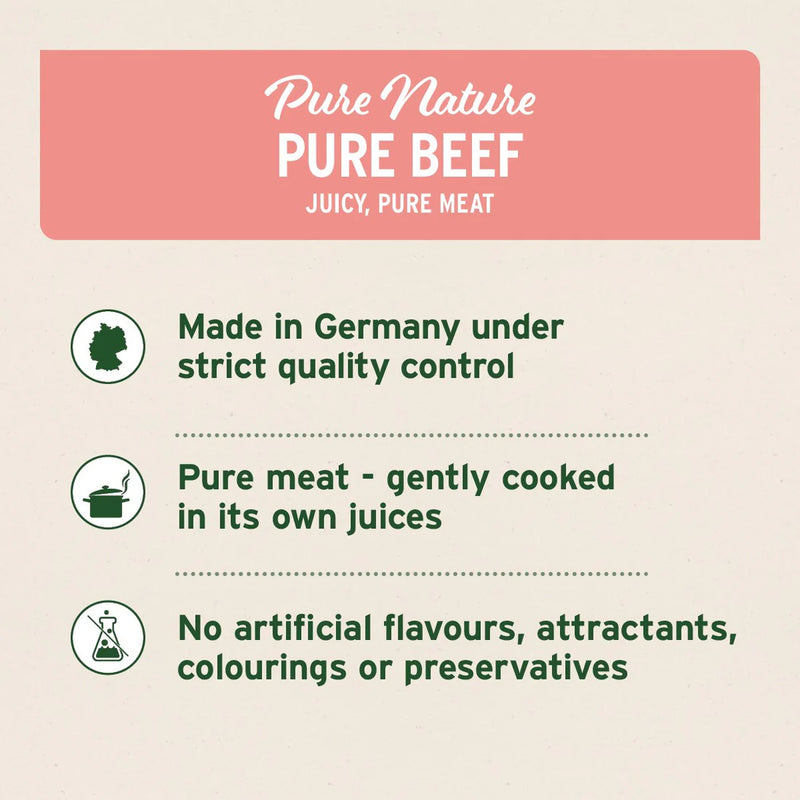AniForte - PureNature Pure Beef - Wet food for Dogs 400g