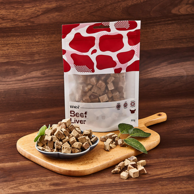 Waita Freeze-Dried Beef Liver Cubes