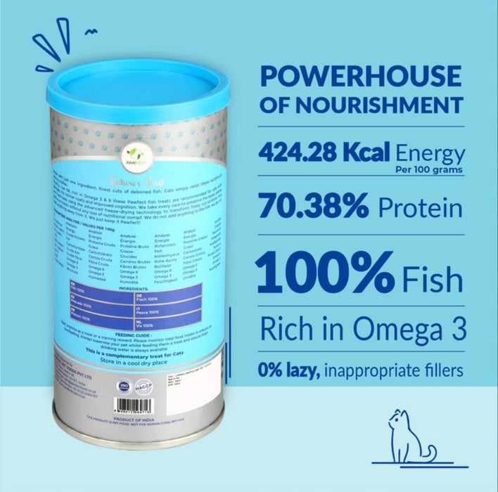 Pawfect Freeze-Dried Fish Meat 50g