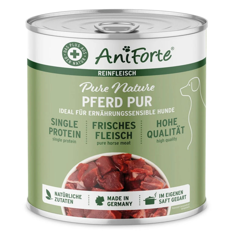 AniForte Pure Horse - Wet food for Dogs 400g