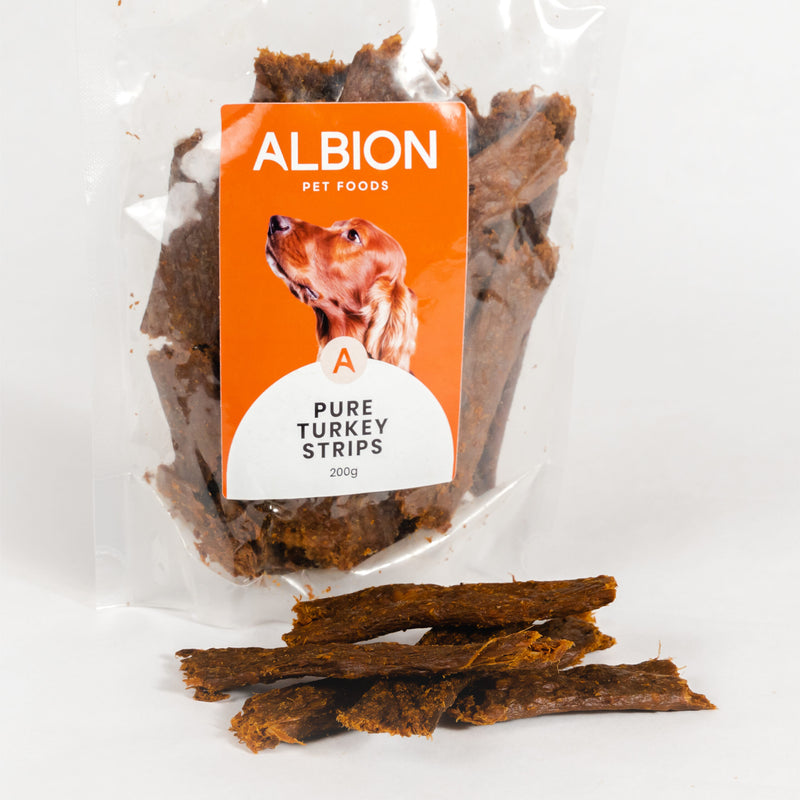 Albion Pure Turkey Meat Strips 200g