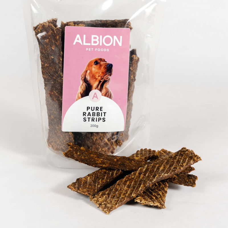Albion Rabbit Meaty Strips 200g
