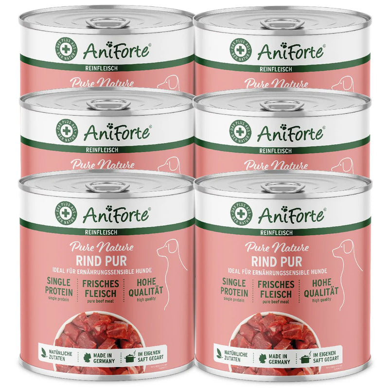 AniForte - PureNature Pure Beef - Wet food for Dogs 400g
