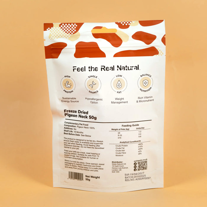 Waita Freeze-Dried Pigeon Neck