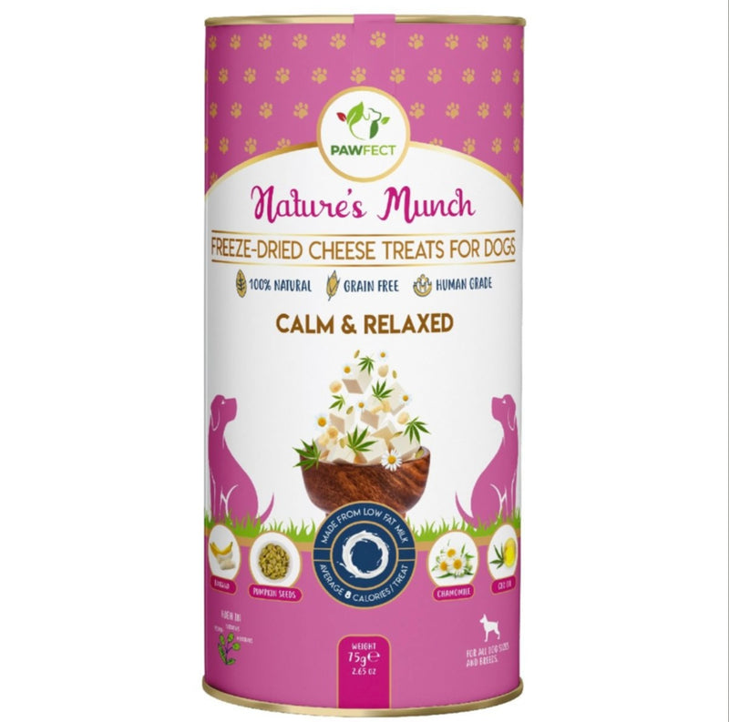 Pawfect Freeze-Dried Cheese Calming Treats for Dogs