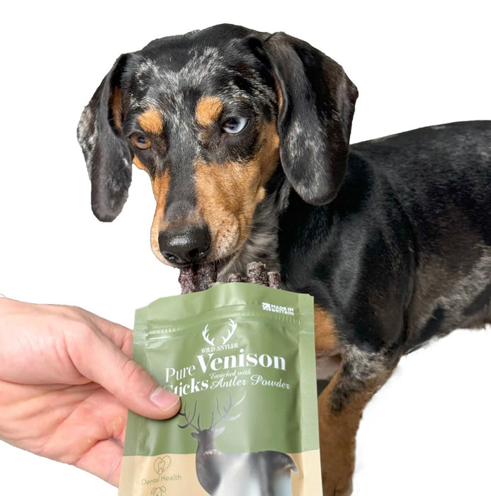 Venison Sticks Enriched with Antler Powder