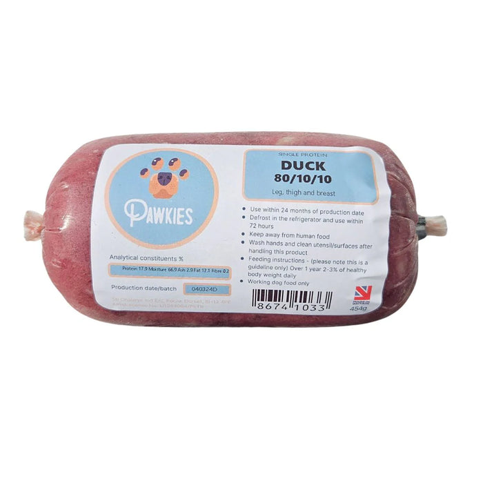 Pawkies Duck 80/10/10 454g