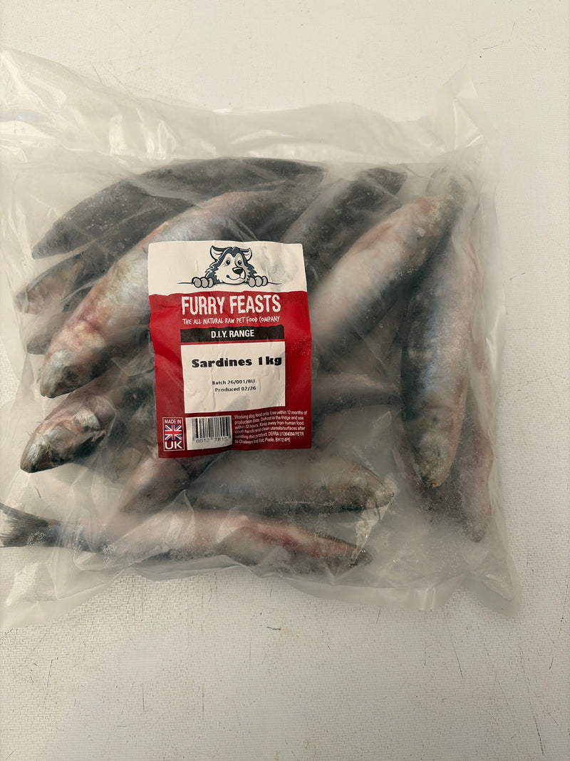 Furry Feasts Sardines 1kg