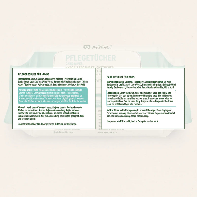 AniForte Care Wipes - 100 Pack