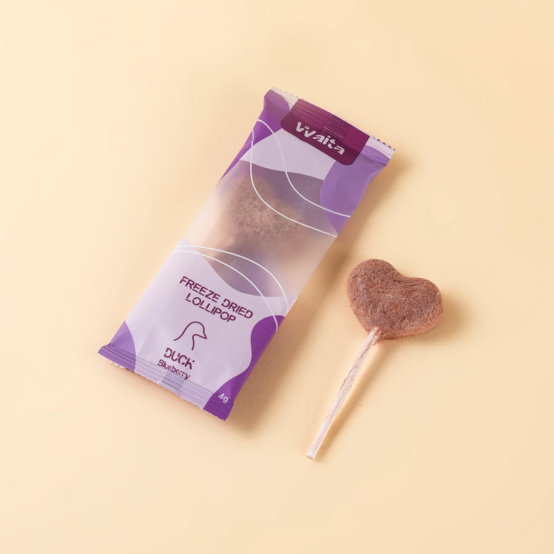 Waita Freeze-Dried Duck & Blueberry Lollipop