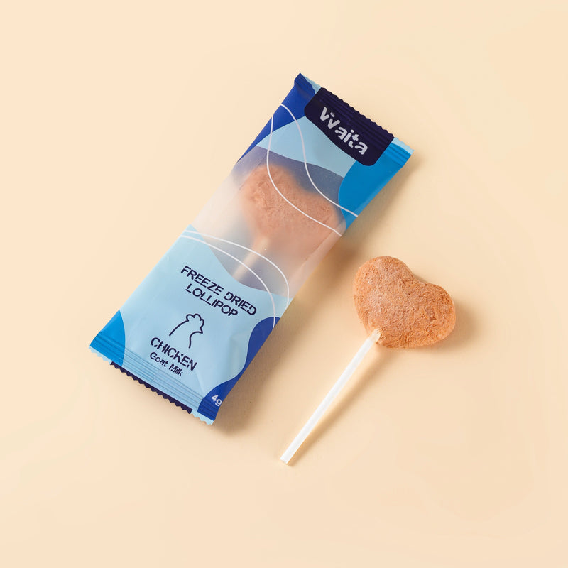 Waita Freeze-Dried Chicken & Goat Milk Lollipop