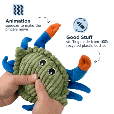 Tall Tails Animated Crab Toy