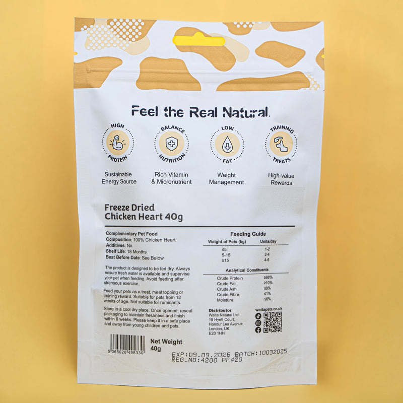 Waita Freeze-Dried Chicken Heart