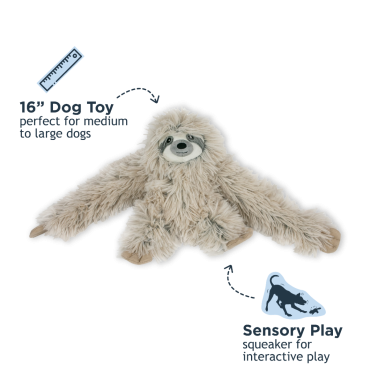 Tall Tails Sloth Rope Body Toy