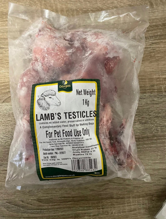 Dougies Lambs Testicles 1kg