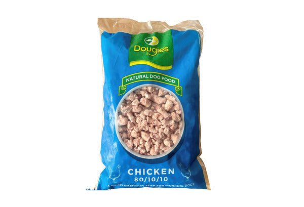 Dougies Chunky Chicken Free Flow Mince 1kg