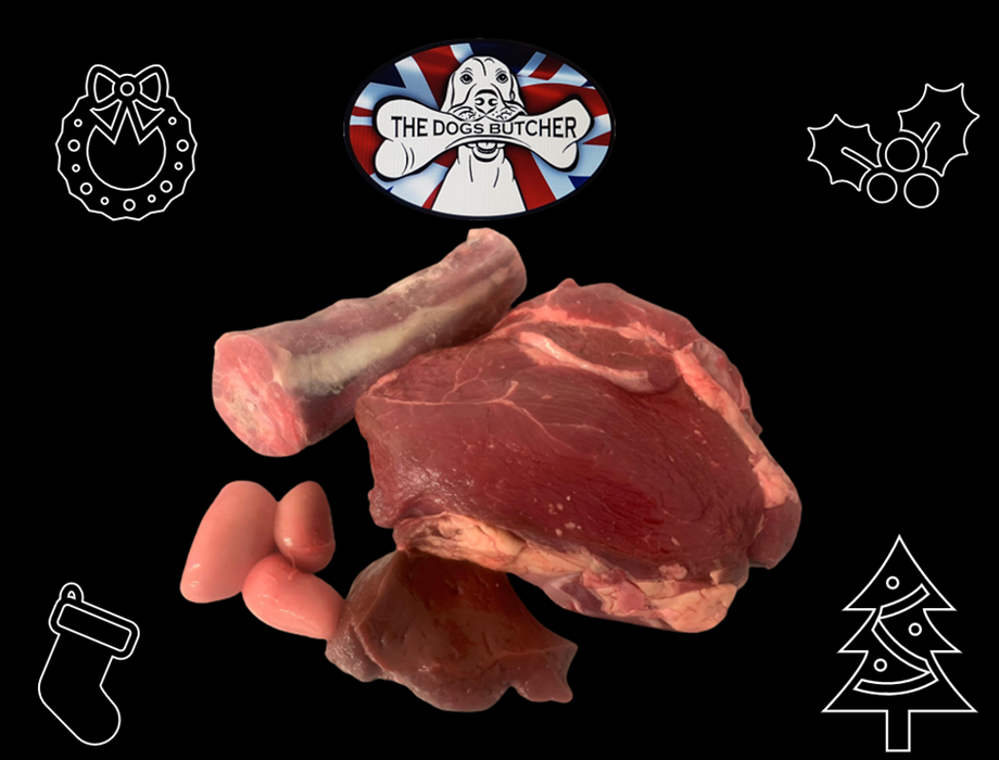 Christmas The Dogs Butcher Chunks 1kg