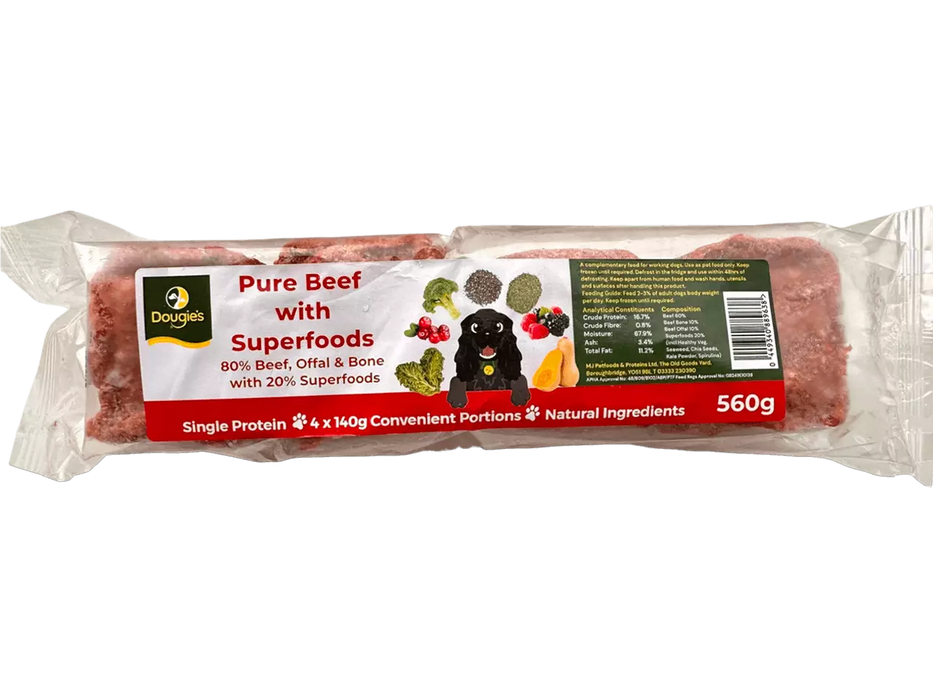 Dougies Superfood Beef 560g