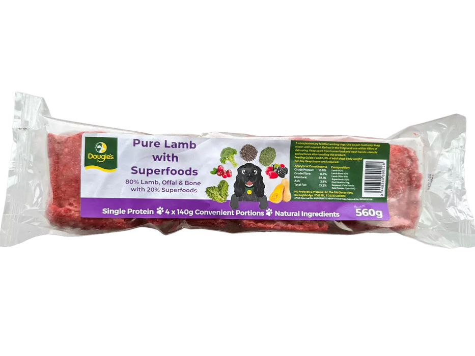 Dougies Superfood Lamb 560g