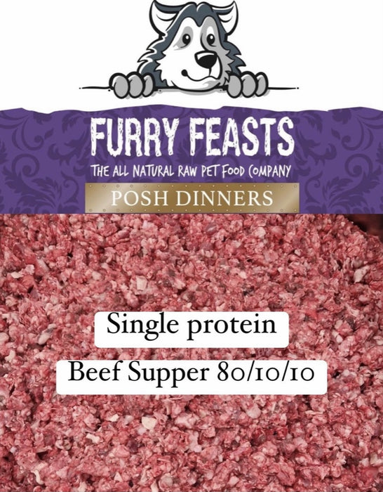 Furry Feasts Beef Supper 80-10-10 1kg