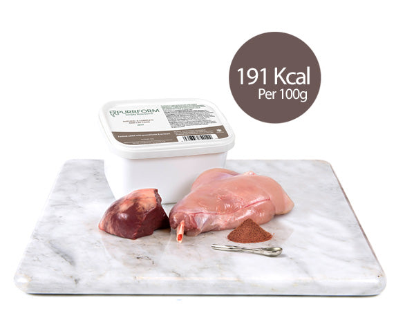 Farmed Rabbit & Bone with Ox Heart - 450g