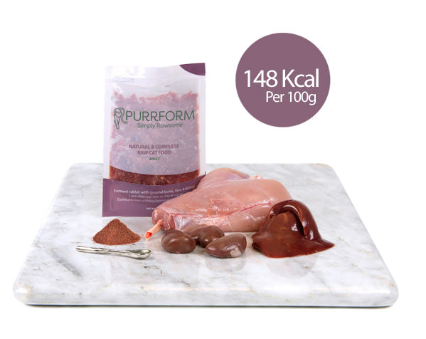 Farmed Rabbit & Ground Bone, Liver & Kidney (6 x 70g Pouches)