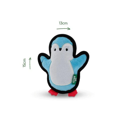 Beco Penguin Rough & Tough Recycled Dog Toyb