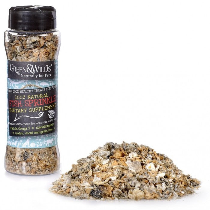 Fish Sprinkle Dogs & Cats 165g Pet Supplement | Rhea's Raw — RheasRaw