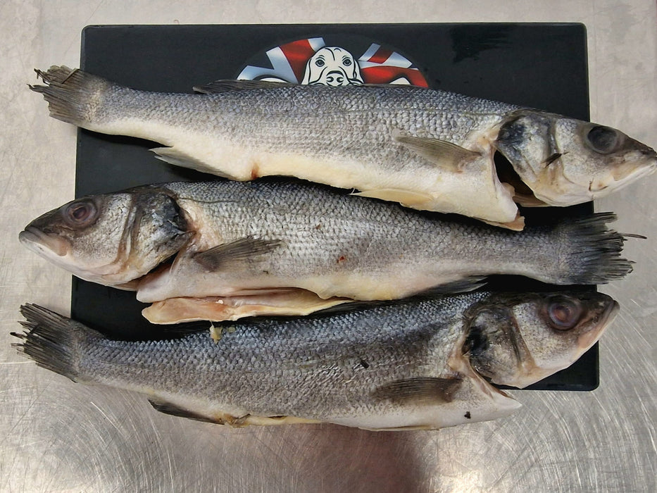 3x Whole Seabass approx 600g