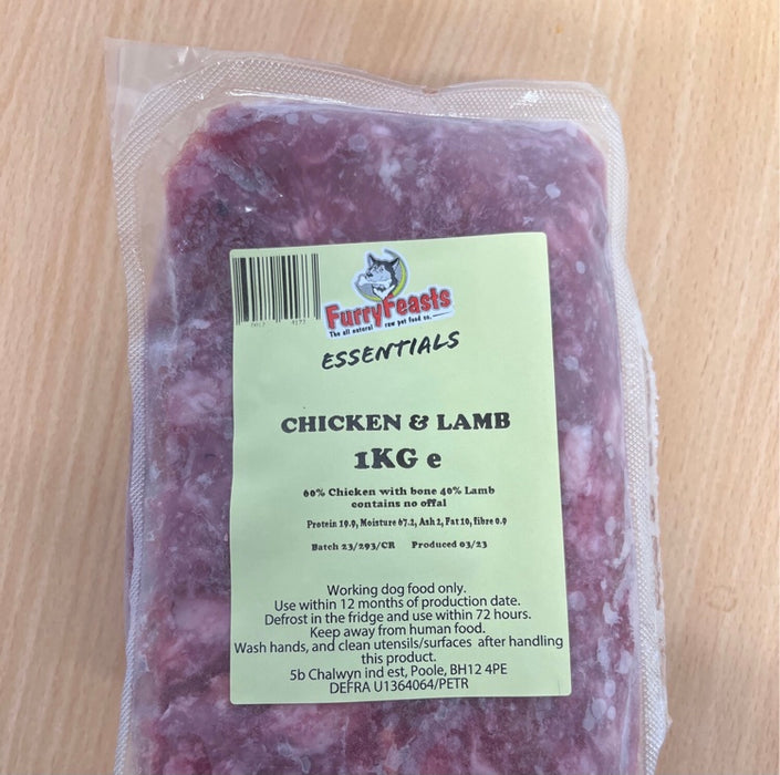 Furry Feasts Chicken & Lamb 1kg