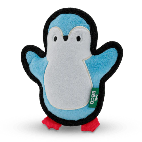 Beco Penguin Rough & Tough Recycled Dog Toyb